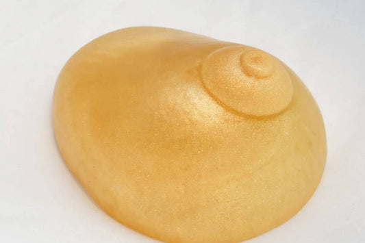 Golden Globe boob novelty soap - No Pink Ribbon