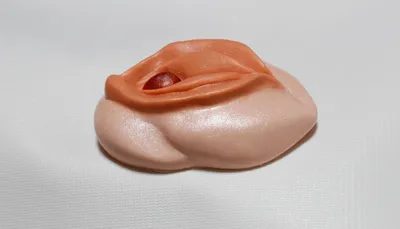 A close up of an artificial human body